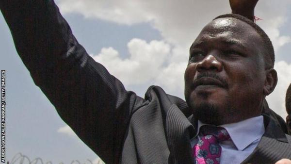 President of the South Sudan FA, Chabur Goc Alei, who has been suspended by the FA's board of directors.