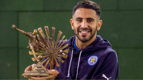Mahrez has added another award to his 2016 collection