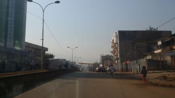 Streets in Bamenda were unusually empty