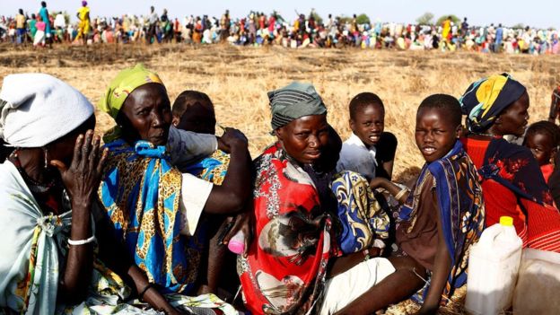 People in Unity State say they have been eating water lilies to survive