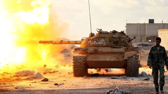 Gen Haftar's forces drove Islamist militants out of Benghazi in 2016