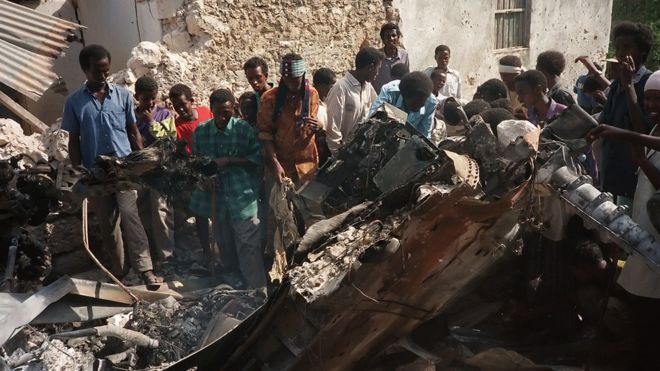 The 1993 downing of two helicopters shocked the US
