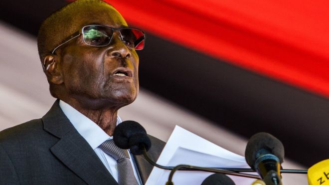Robert Mugabe, 93, has governed Zimbabwe since independence in 1980