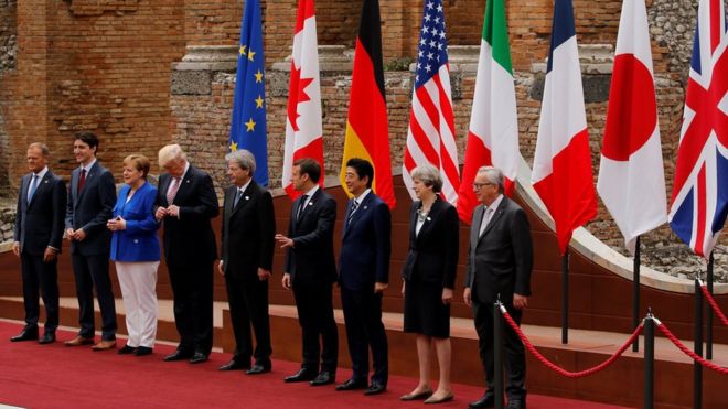 The leaders of the G7 are due to meet with leaders from five African countries