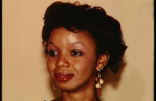 Agnes Reeves Taylor - pictured in the early 1990s - was arrested on Thursday