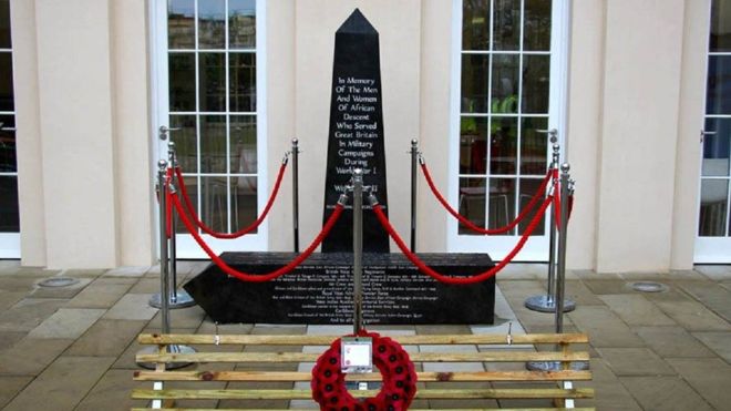 The memorial had been on display at the Black Cultural Archives in Brixton in 2014.