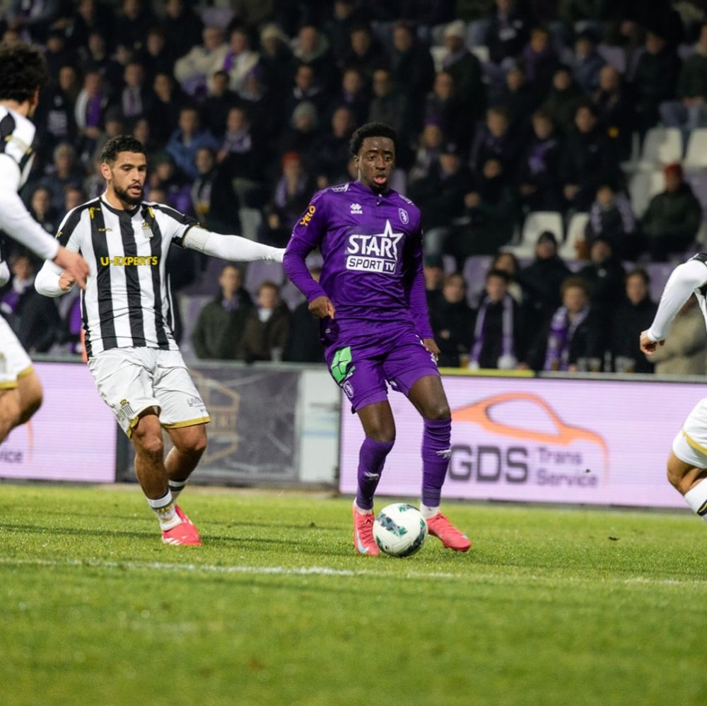 Belgium-based midfielder Hakim Sahabo scored his first goal for K. Beerschot V.A.
