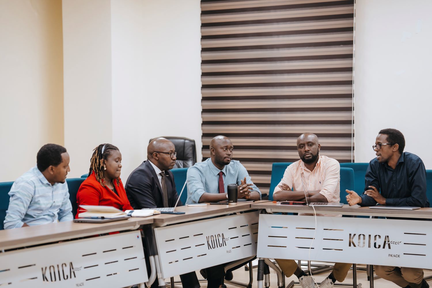 The meeting was attended by key officials including Ephrem Musonera, the Deputy Vice-Chancellor in Charge of Training, Institutional Development, and Research at Rwanda Polytechnic; Parfait Yongabo, the Division Manager in charge of Institutional Development, Research, and Consultancy at Rwanda Polytechnic; Immaculate Mutesi, the Programme Coordinator for ICT at JICA; Dr. Said Ngoga, Technology Innovation Division Manager at RISA; and representatives from PWC Rwanda.
