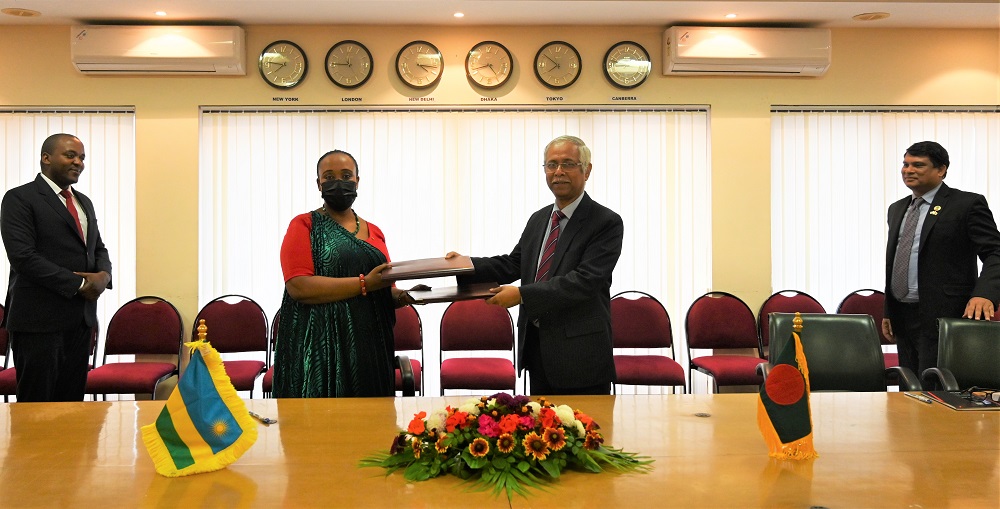 Rwanda and Bangladesh have been enjoying good diplomatic relations since 2012. 