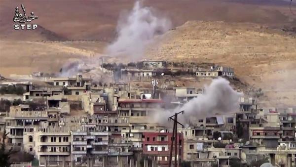 The Syrian army has shelled Wadi Barada in spite a ceasefire in place since last week