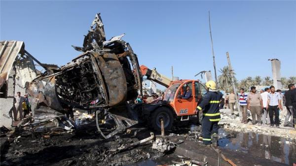 Besides the dead, scores were wounded in Sunday's bombing near the city of Hilla