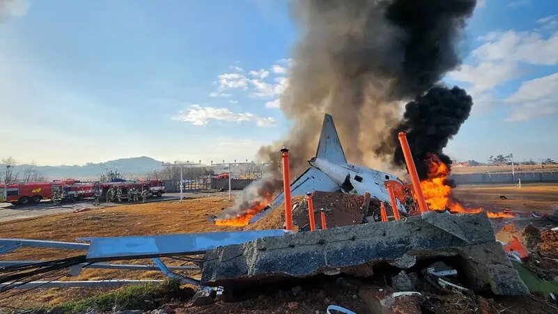 The crash occurred just after 9 a.m. local time, when the aircraft skidded down the runway, collided with a wall, and erupted into a massive fireball.