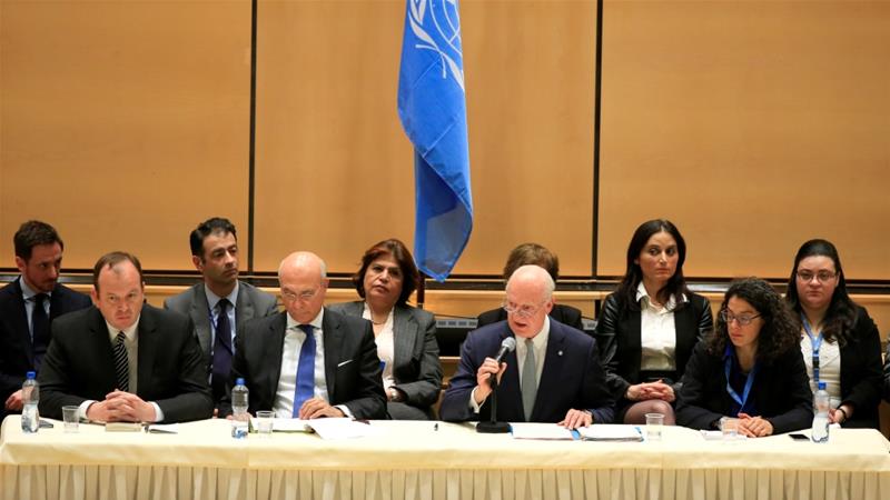 UN envoy de Mistura pleaded to the sides of the Syrian conflict 'to work together'