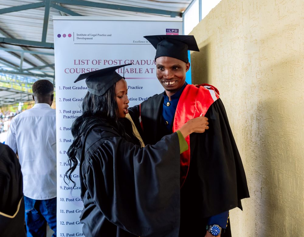 The scholarships were granted during UR’s graduation ceremony as a reward for their exceptional academic performance and dedication during their legal studies.