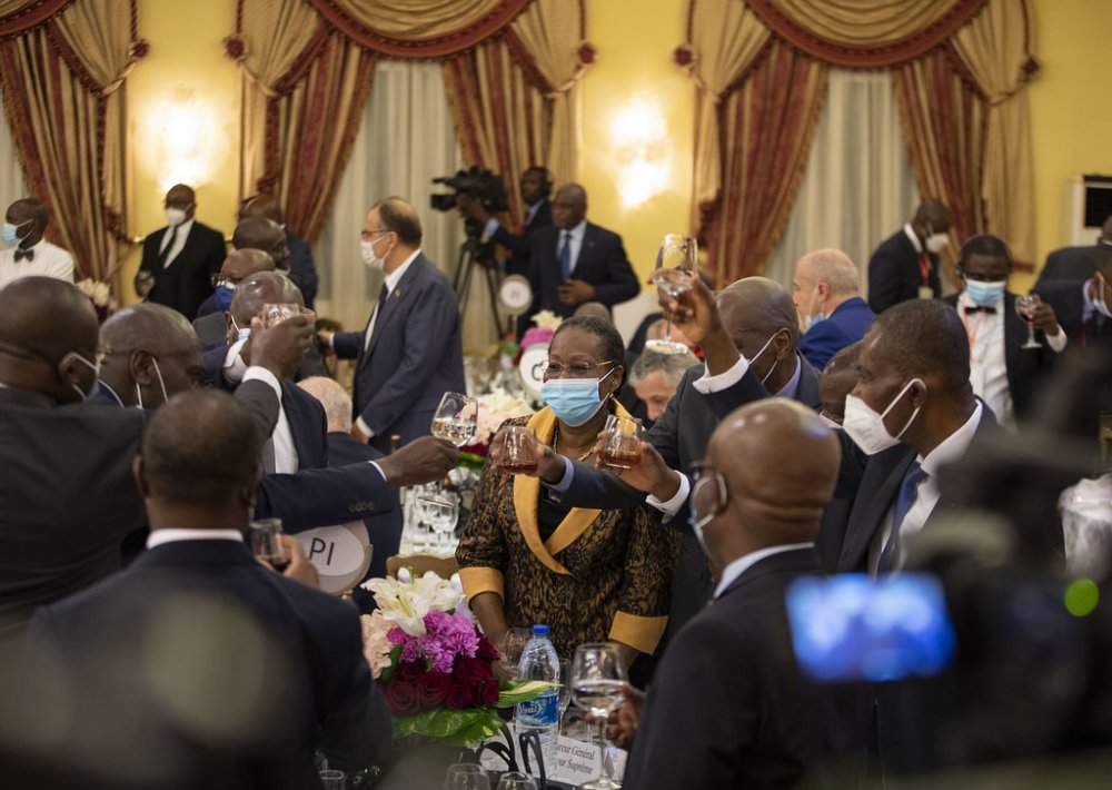 Officials from both countries attended the ceremony.  