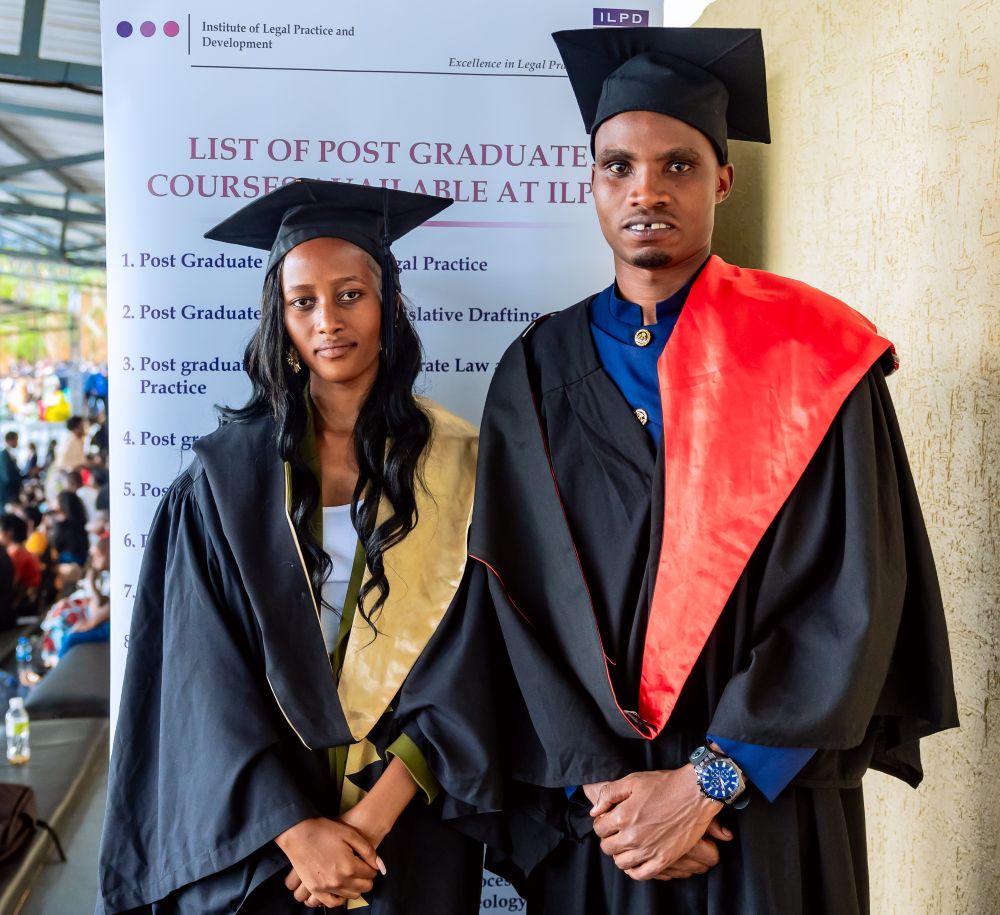 The two recipients will pursue their postgraduate legal training at ILPD free of charge.