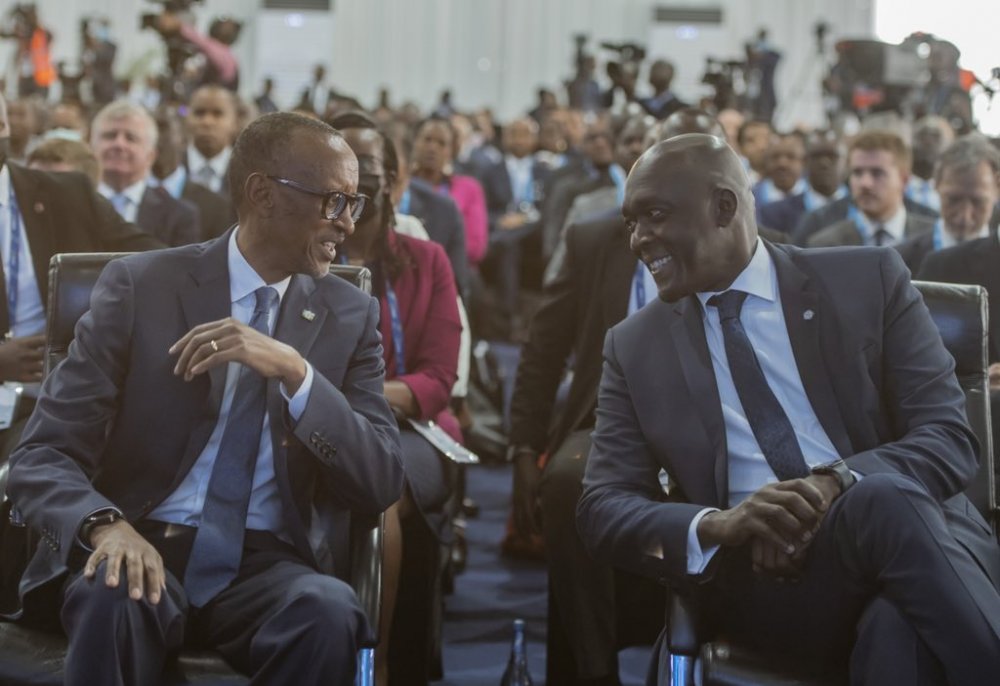 President Kagame (left) was the guest of honour. 