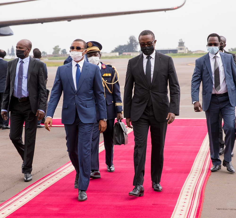 Gen Mahamat is in Rwanda for two-day working visit.  