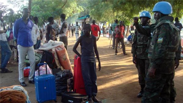 Conflict in South Sudan has forced tens of thousands of civilians to flee their homes