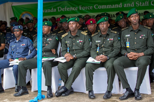 Major General Jean Bosco Kazura noted that the graduates have acquired necessary skills which will help them conduct their future duties 