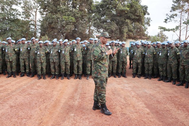 Rwanda maintains the highest number of Peacekeepers serving in MINUSCA