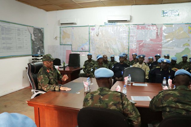 Gen Nyamvumba commended the job being done by Peacekeepers and the partnership existing between the Military, Police and Correctional personnel of Rwanda.