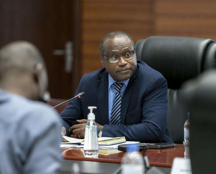The Minister of Finance and Economic Planning (MINECOFIN), Dr. Uzziel Ndagijimana. 