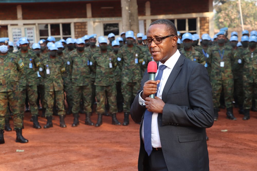 Minister Biruta conveyed a message from President Paul Kagame. 