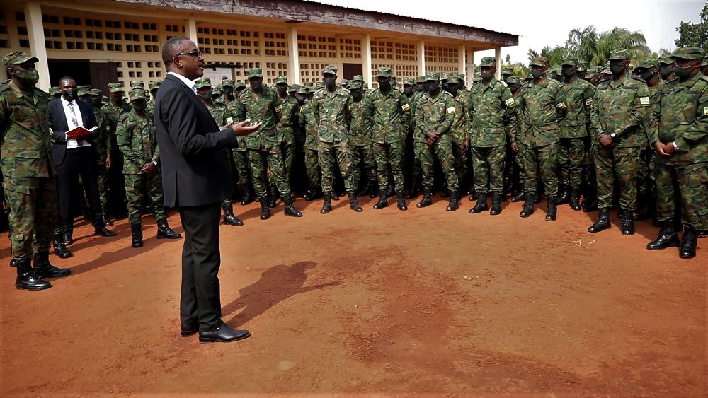 Minister Biruta updated the Forces on current security situation in Rwanda. 