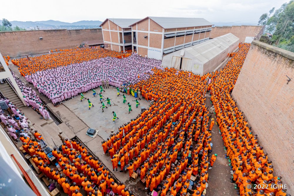 Prison overcrowding in Rwanda dropped by 24.4% in 2024/2025.