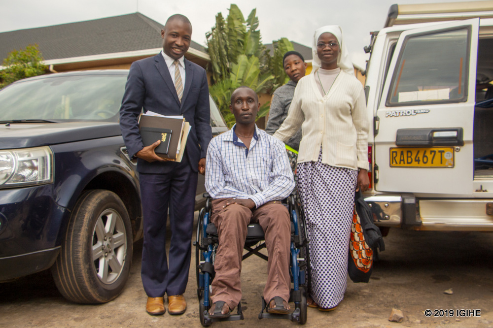 Following the training, 17 wheelchairs and 3 crutches were donated to beneficiaries who participated.
