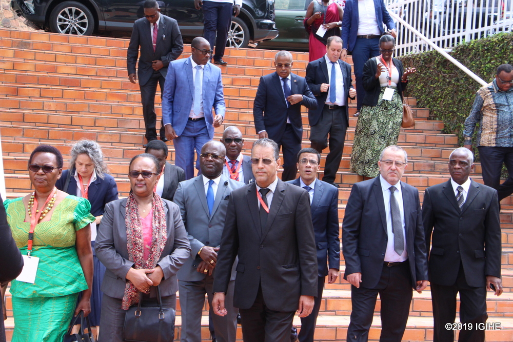 Envoys representing African countries in Rwanda visited the Genocide Memorial of Kigali