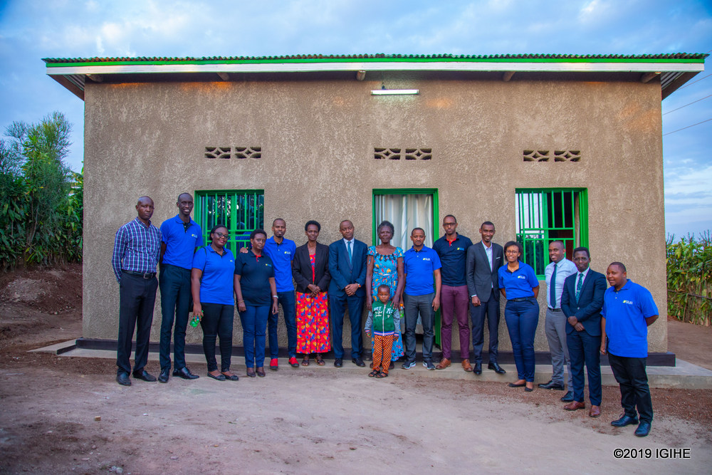 The management of Prime Insurance Ltd has handed a house to a survivor of the 1994 Genocide against the Tutsi in Nyabikenke cell, Bumbogo sector of Gasabo district