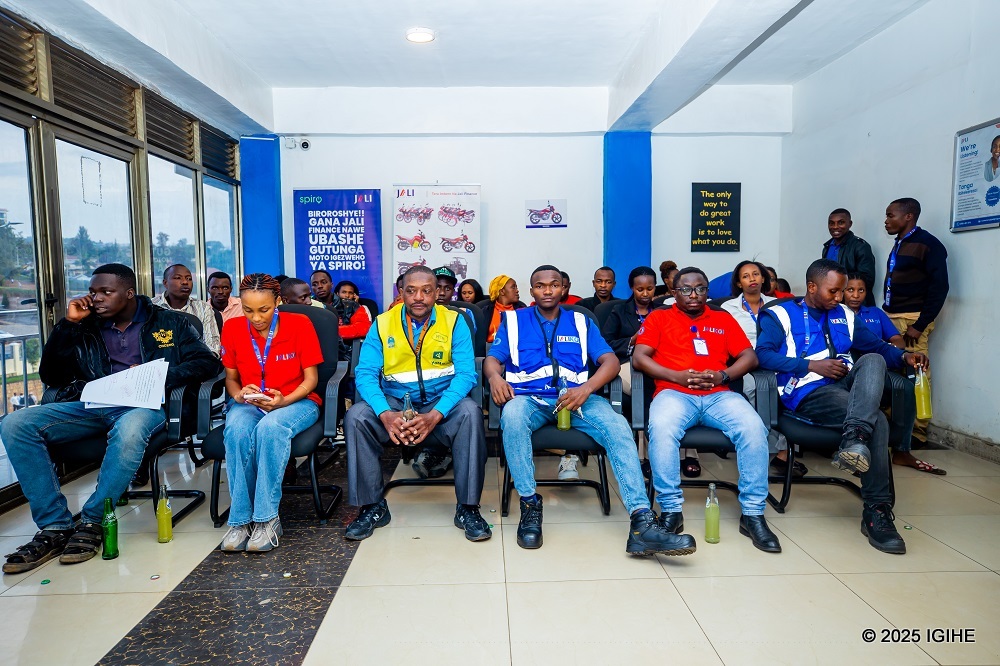 Motorcyclists supported by Jali Finance expressed their appreciation.