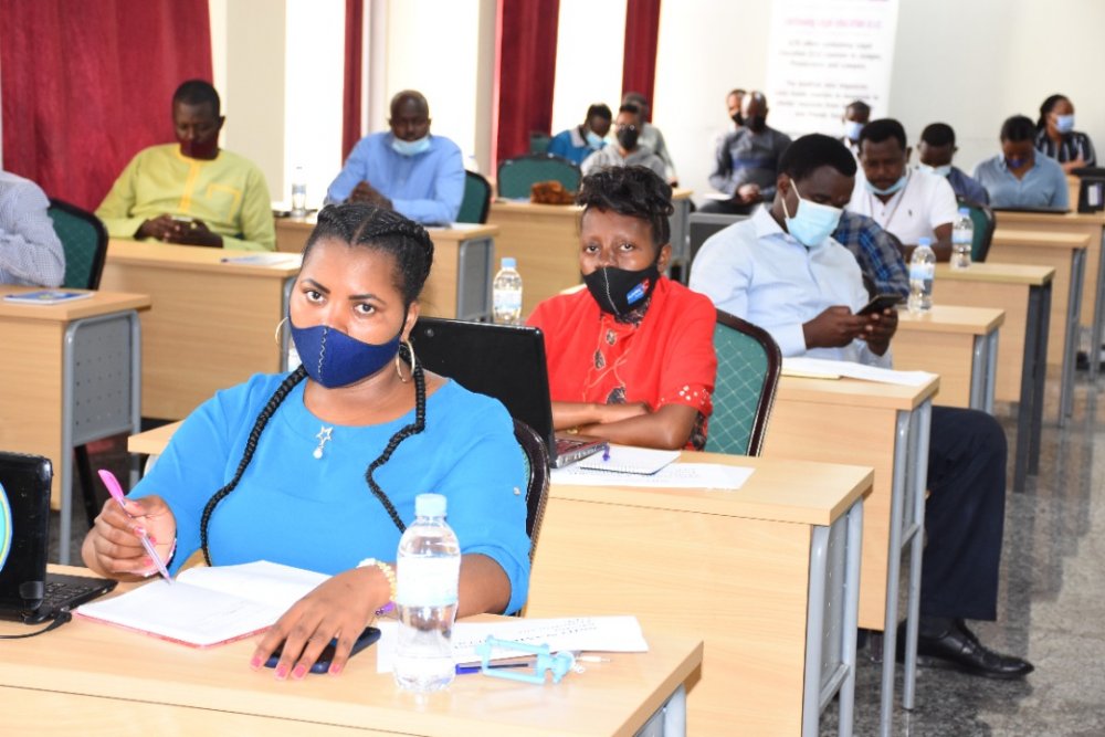 Some of journalists attending the training.