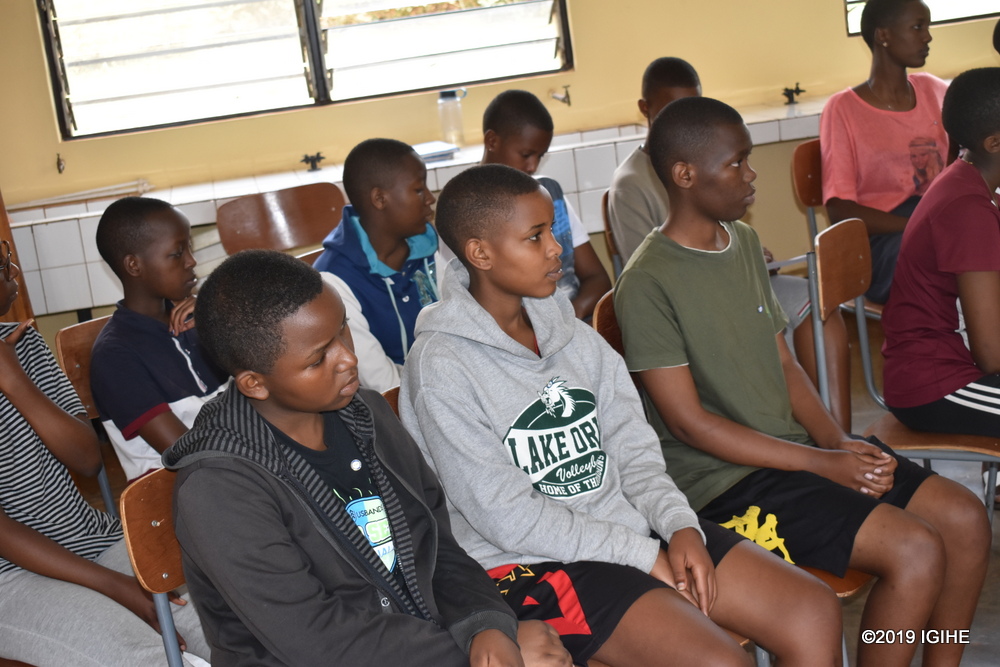 The Interact Club is made of children members in the age bracket between 12 and 18