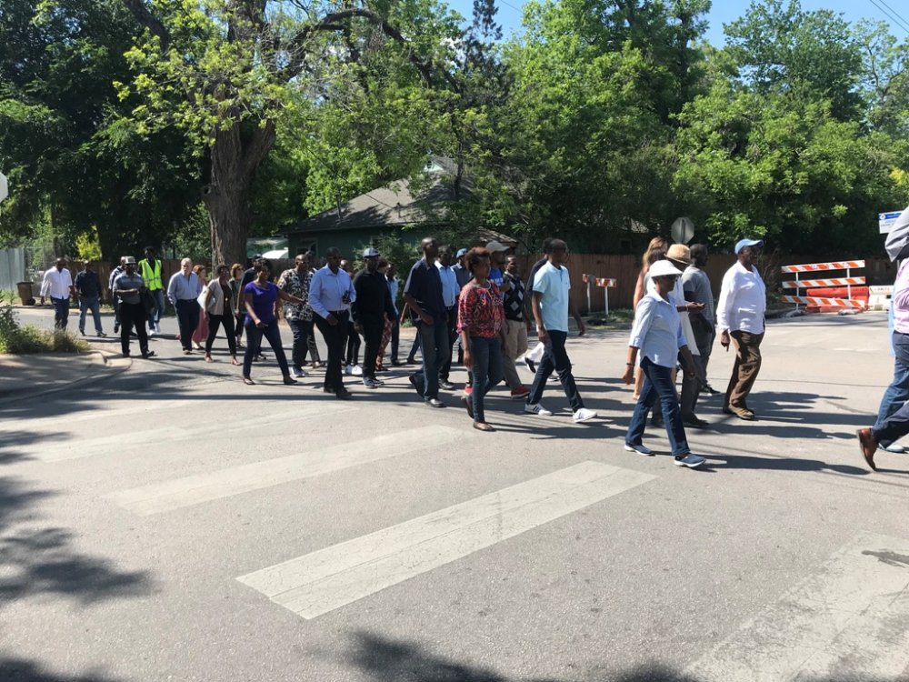 Members of the Rwandan Diaspora living in Austin –Texas together with friends of Rwanda observed the 24th commemoration of the genocide Against the Tutsi with a peaceful procession in memory of lost lives during the Genocide