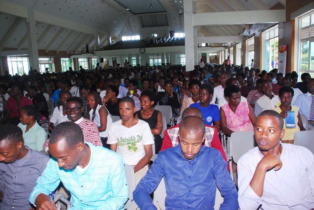 Students attending the launch of Capital Market University Challenge.