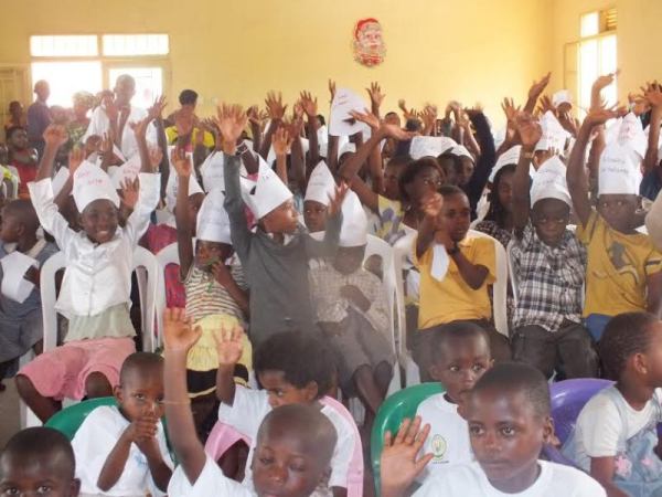 Some of children sent off by Centre Communautaire de Kigarama