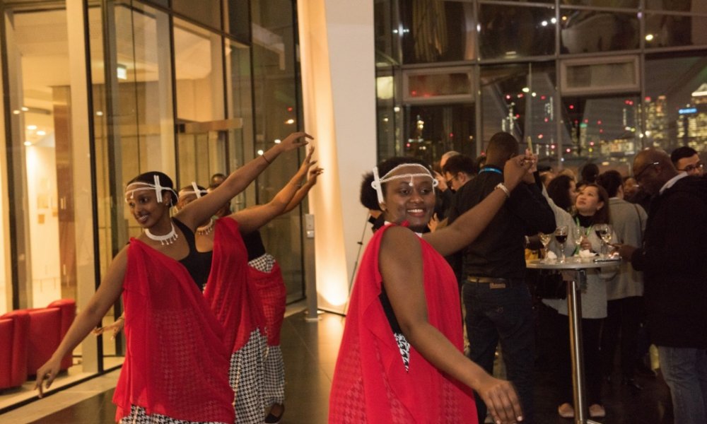 he event featured a performance from Indatwa Cultural Troupe which gave guests a taste of Rwanda’s unique cultural heritage.