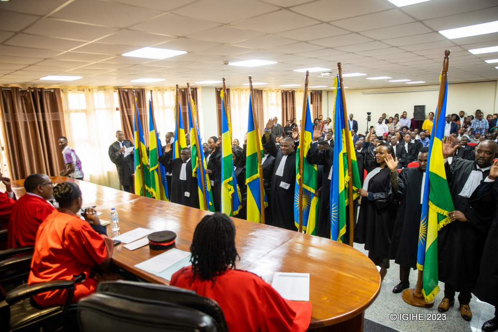 The new members were sworn-in on November 30, 2023, at the High Court in Nyamirambo.