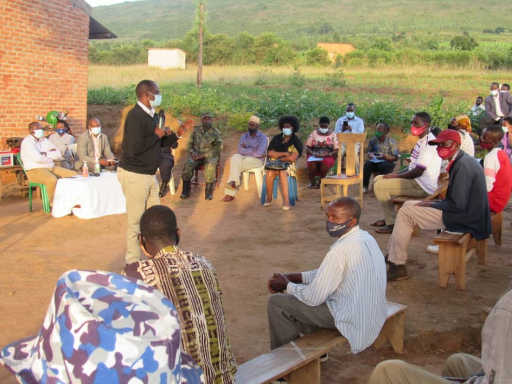 Village leaders pledged to strive for a crime-free community.