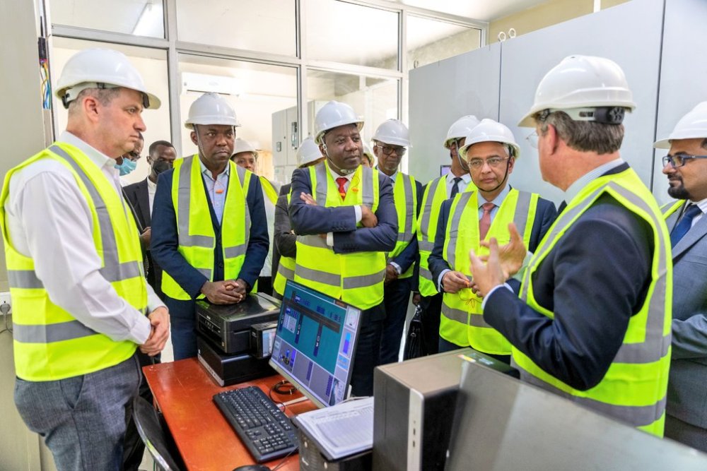Officials were taken through the functioning of Mushishito Rukarara V Hydro Power Plant. 