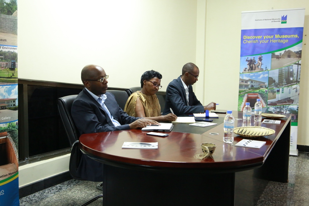 Amb. Masozera Robert, INMR Director General said that the book was released with the intention of sharing documented and preserving Rwandan history for future generations.