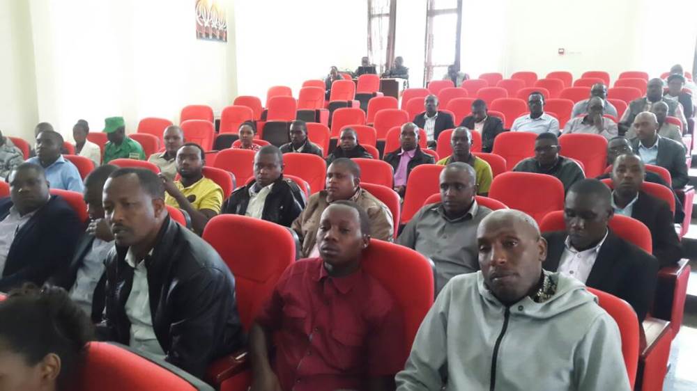 Miners from Muhanga and Huye Districts