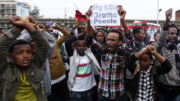 The ruling party won a hundred percent of federal and regional parliamentary seats in last years election
