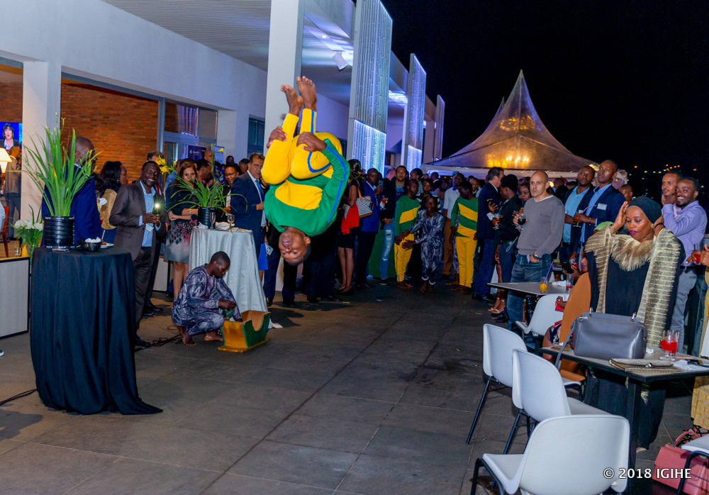 Acrobats from Gatenga Youth Center graced the ceremony