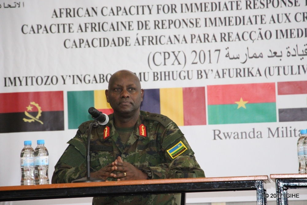 Maj Gen Jacques Musemakweli, the Army Chief of Staff.