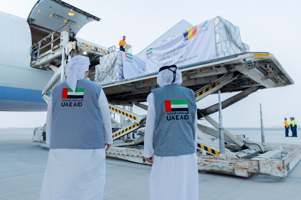 The United Arab Emirates has sent 30 tonnes of medical supplies, including emergency medicines to the Republic of Chad to help contain the outbreak of cholera.