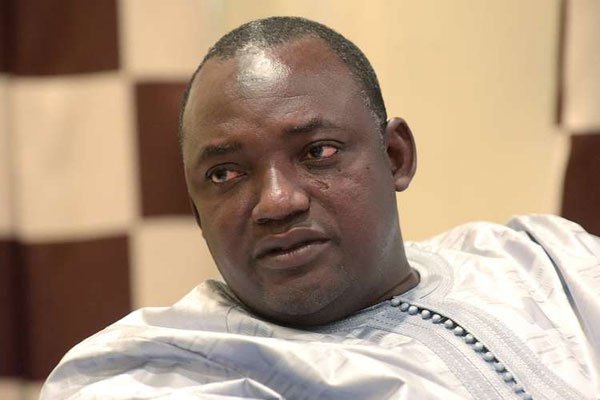 Gambian president-elect Adama Barrow.